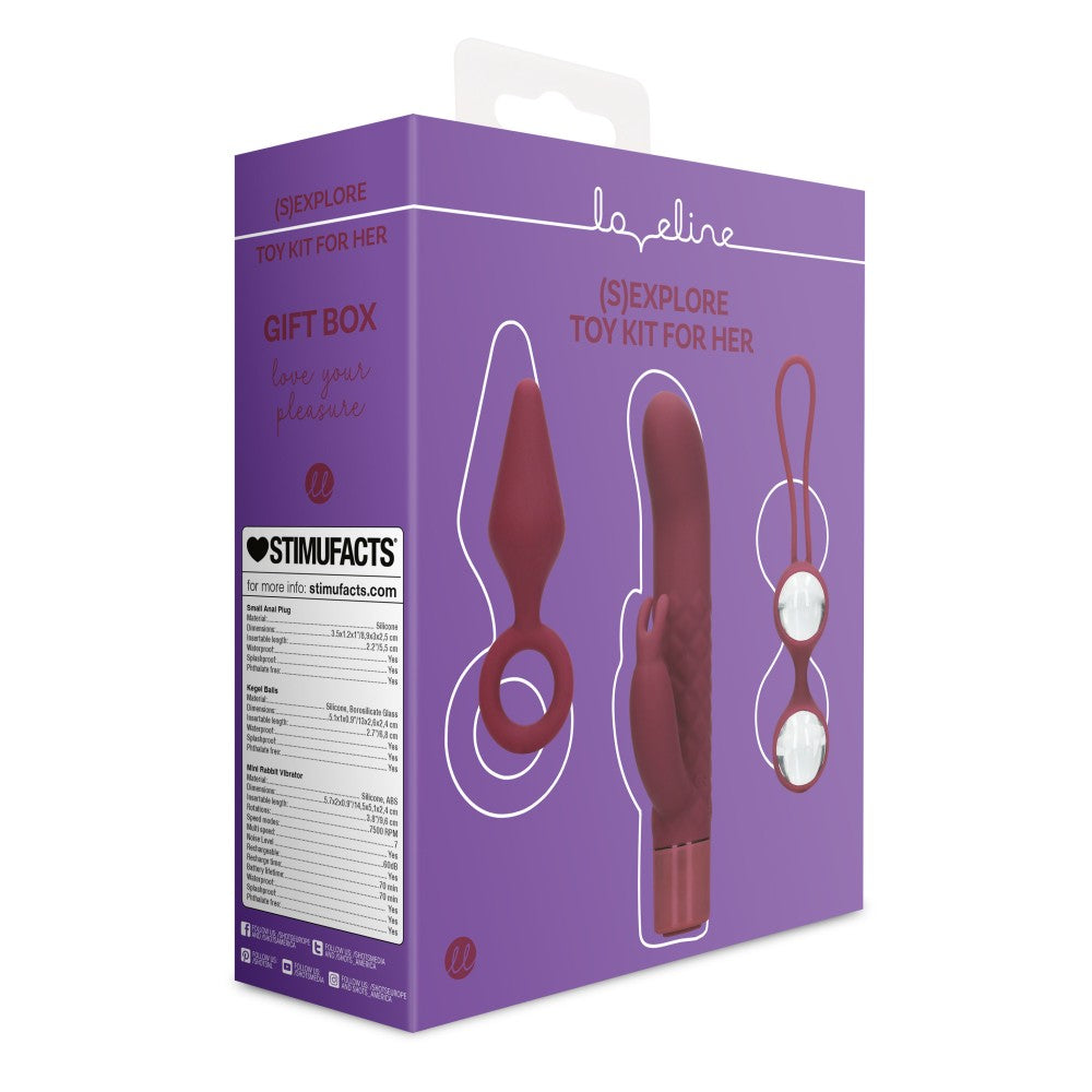 (S)Explore Toy Kit For Her-Set Of Sex Toys Love Line