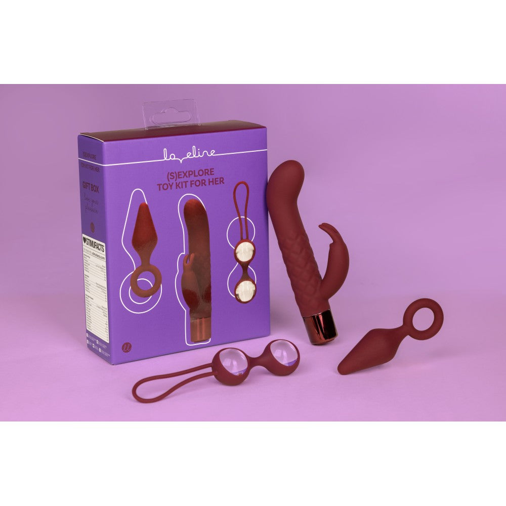 (S)Explore Toy Kit For Her-Set Of Sex Toys Love Line