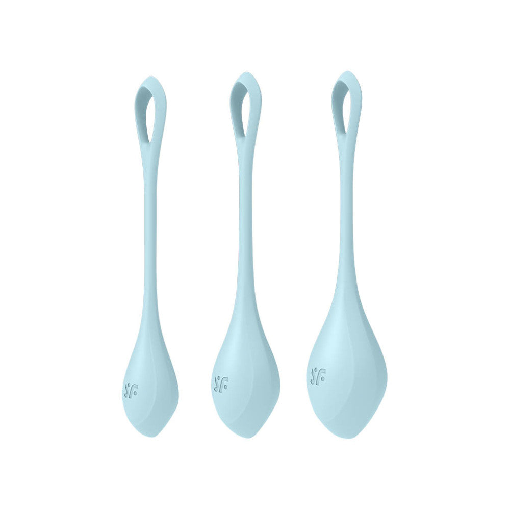 Set of silicone vaginal balls Satisfyer Yoni Power 2 blue