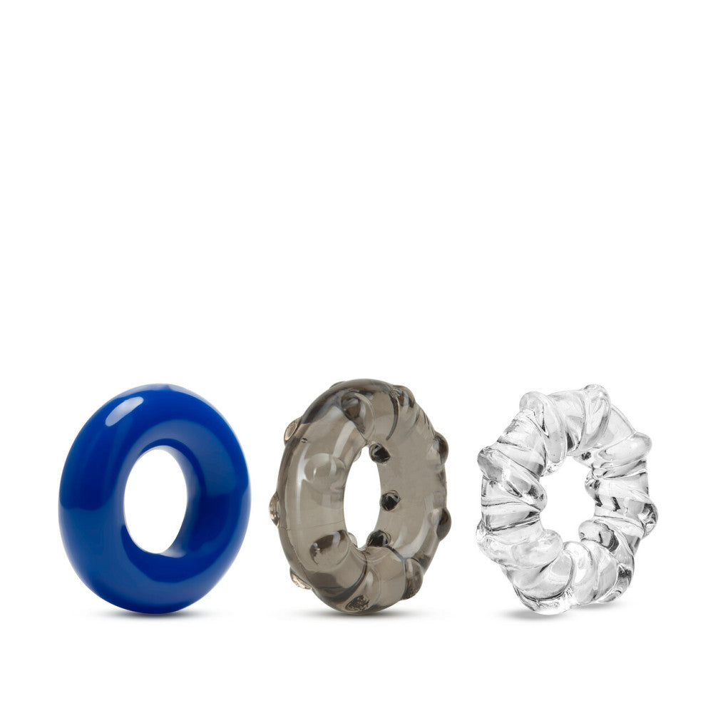 Set of three Stay Hard penis rings