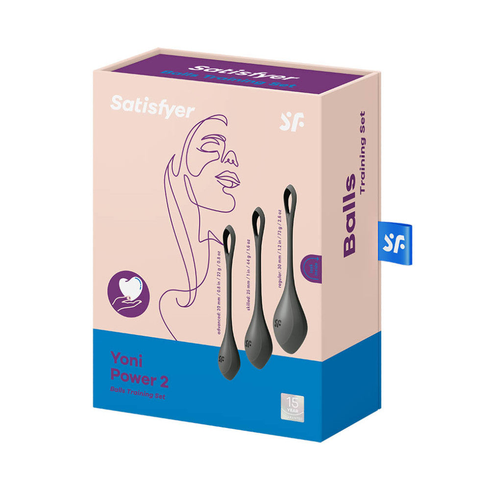 Set of vaginal balls with weights Satisfyer Yoni Power 2 black