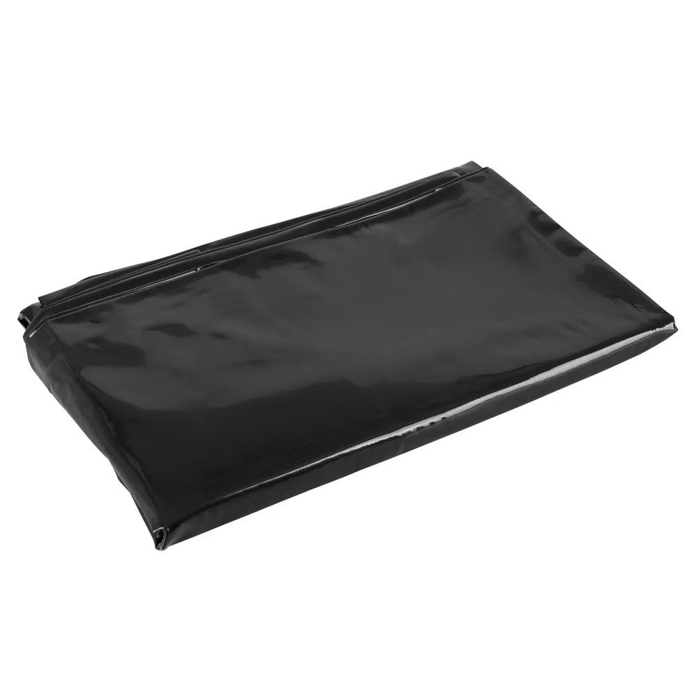 Sex sleeping mat with opening made of vinyl Lack 135 x 200 black