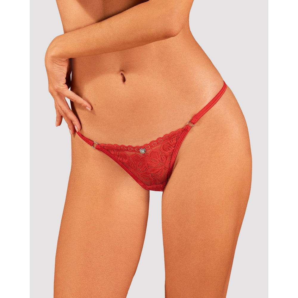 Sexy Lace Thongs Obsessive Lacelove Red