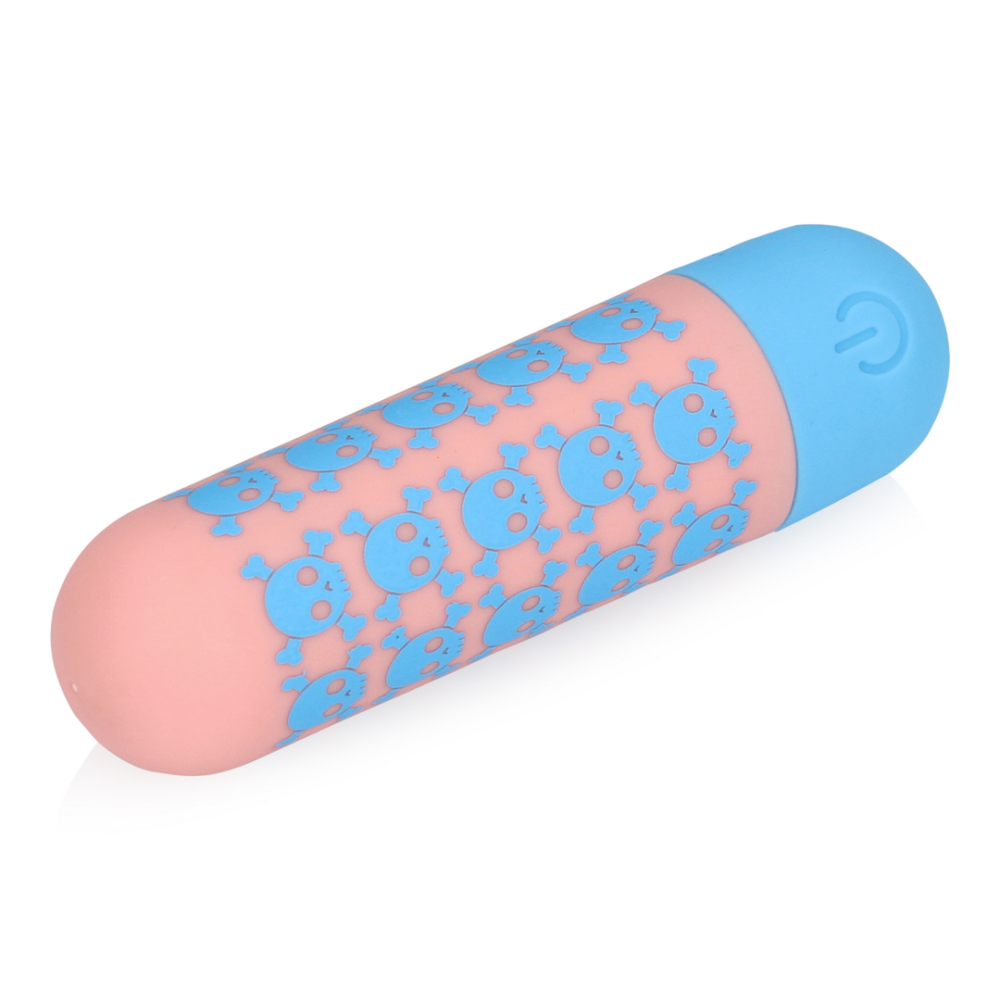 Bone To Be Wild Rechargeable Bullet Vibrator Pink / Blue