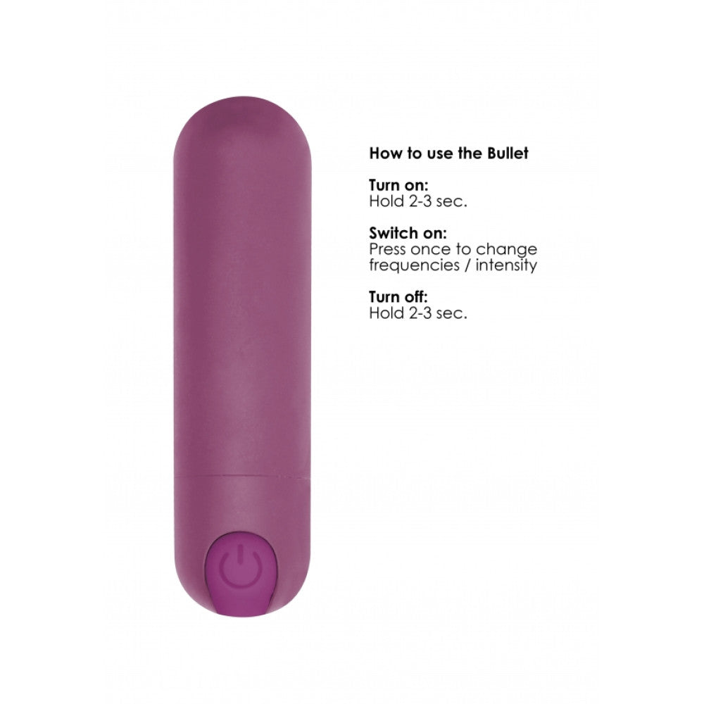 Shots Rechargeable Bullet Vibrator Purple