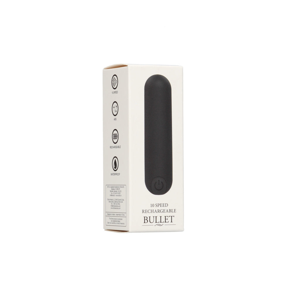 Shots rechargeable bullet vibrator black