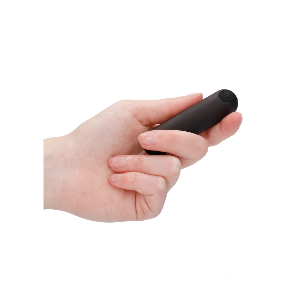 Shots rechargeable bullet vibrator black