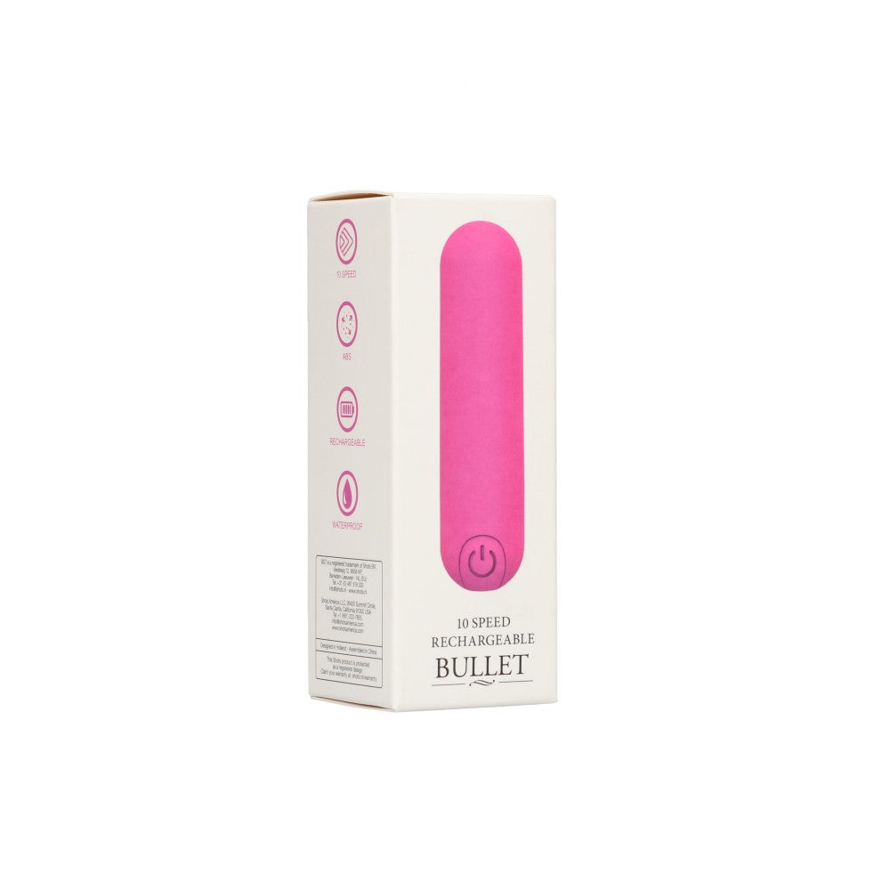 Shots rechargeable bullet vibrator pink