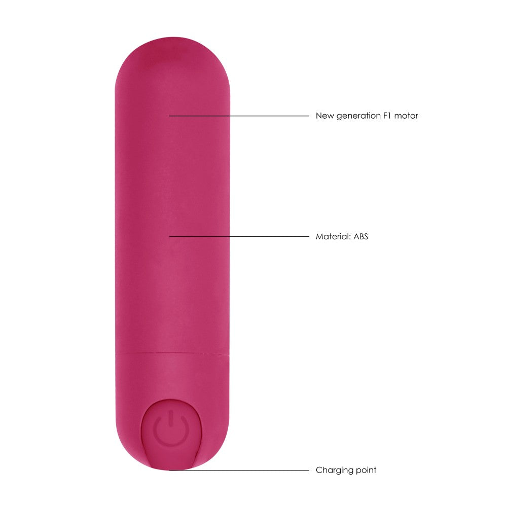 Shots rechargeable bullet vibrator pink