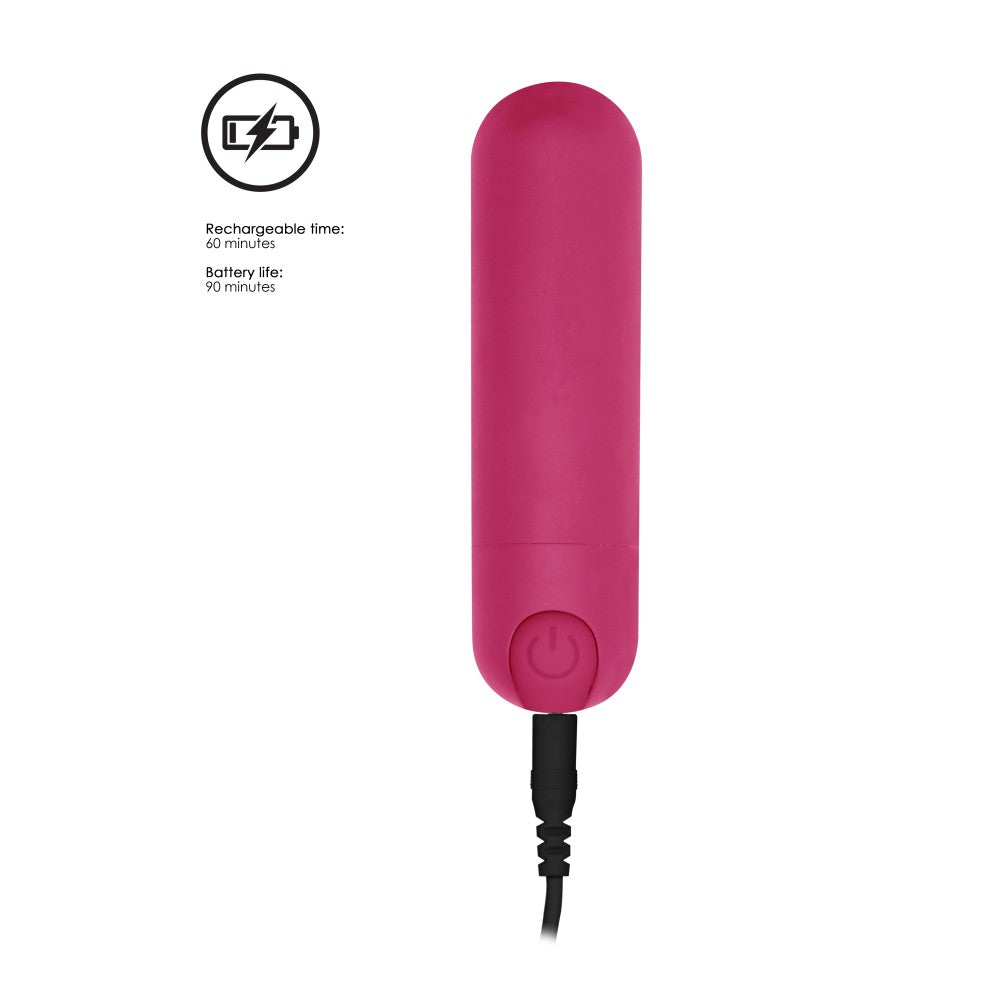 Shots rechargeable bullet vibrator pink