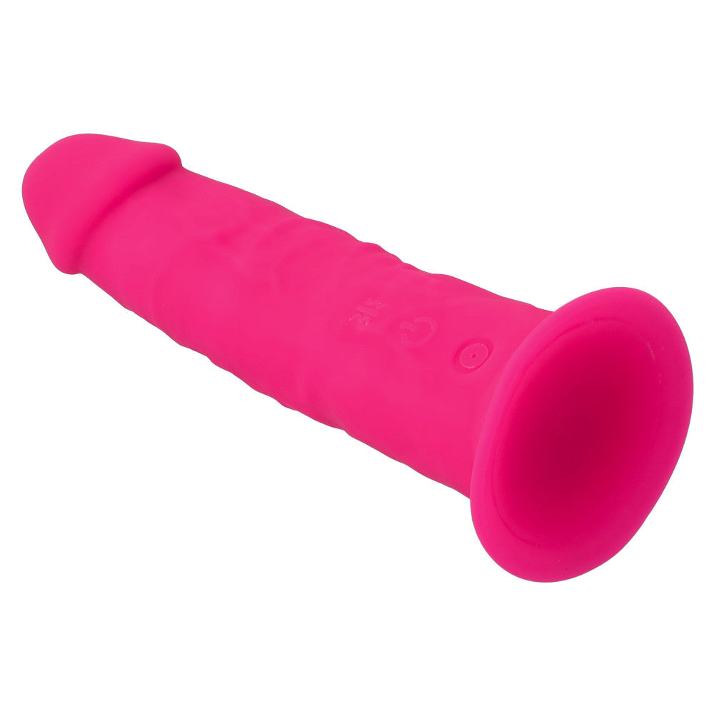 SilexD 7" Model 2 Pink Vibrating Double Layer Silicone Dildo