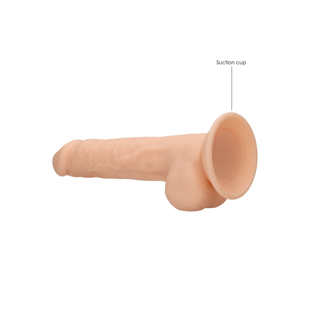 SilexD 9.5" Model 3 revolutionary double-layer silicone testicle dildo