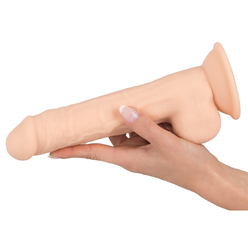 SilexD 9.5" Model 3 revolutionary double-layer silicone testicle dildo