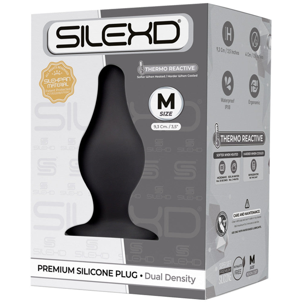 SilexD M double layer silicone butt plug