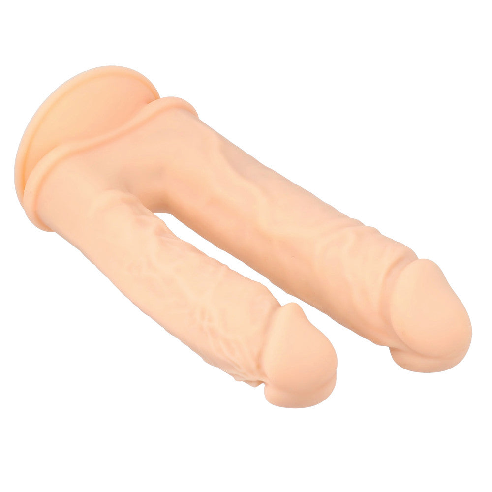 Silexd Double Layer Vibrating Silicone Double Dildo Rechargeable