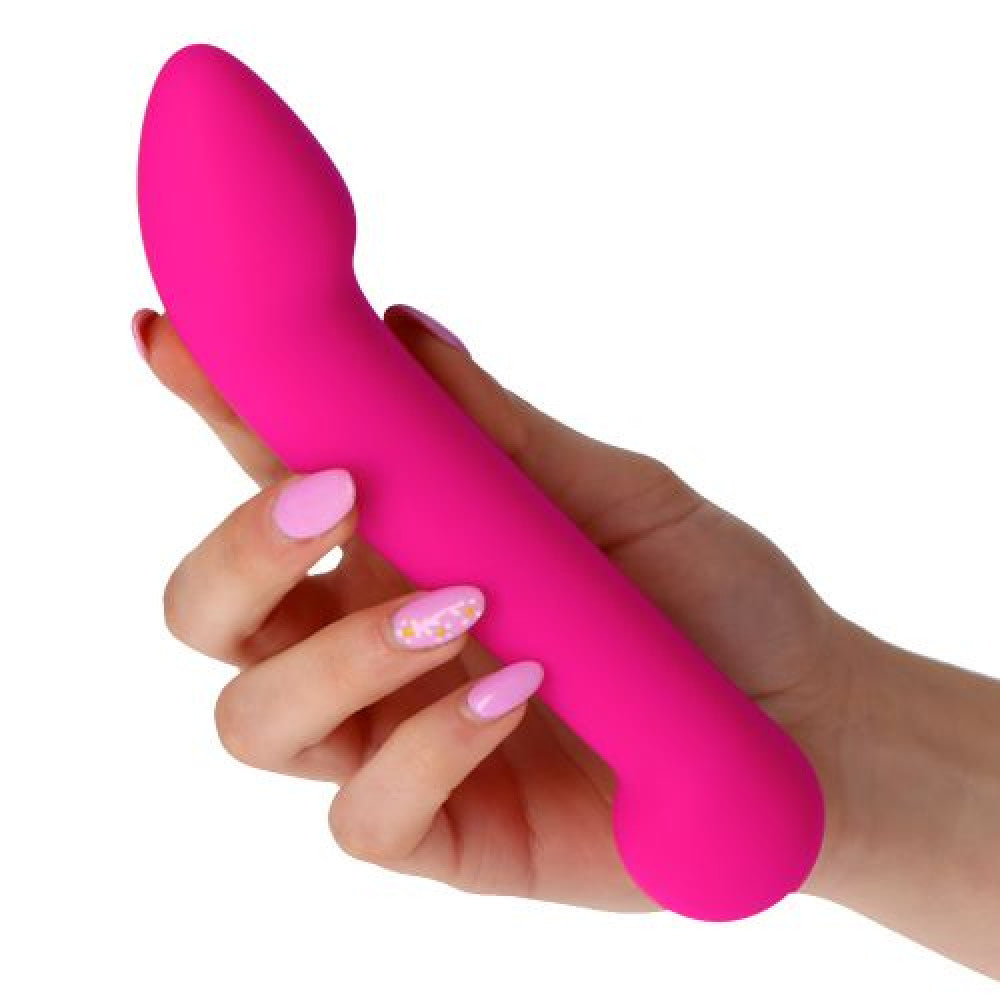 Silicone G-spot stimulation dildo T4L pink