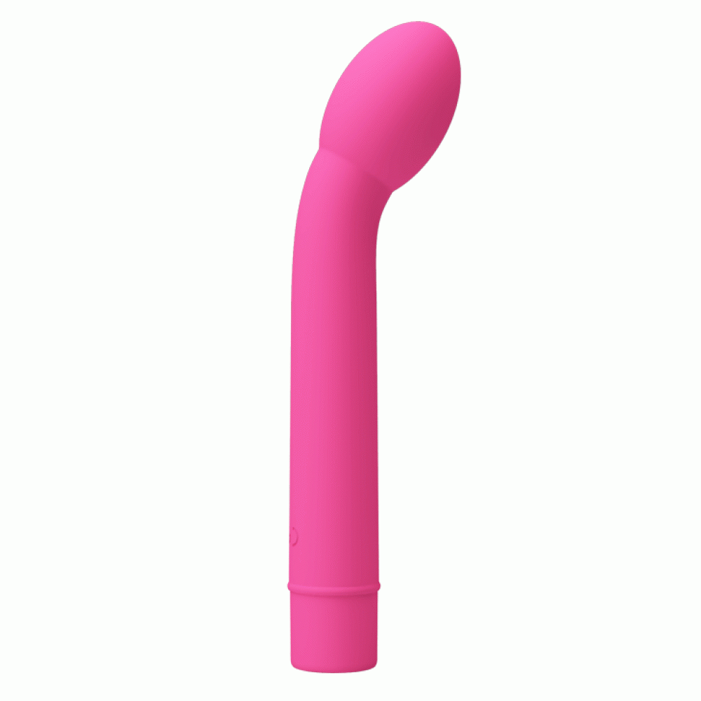 Silicone G-spot vibrator Logan pink