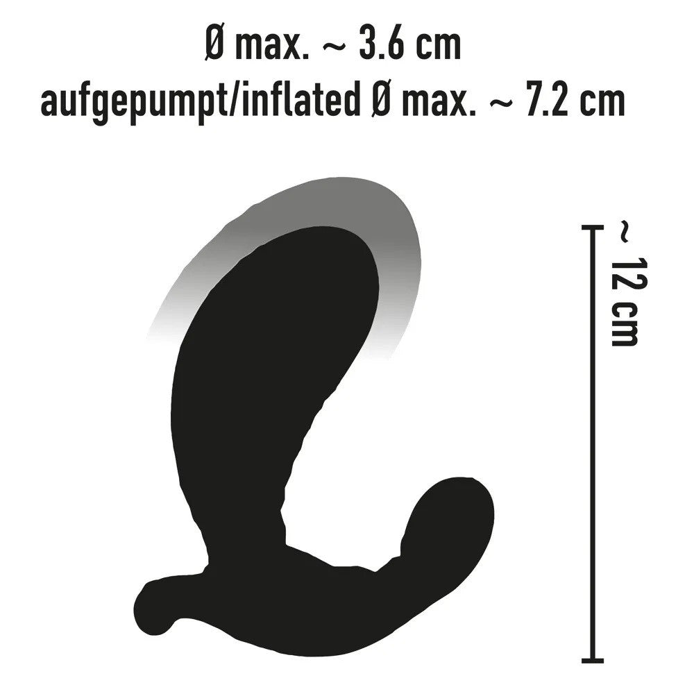 Silicone G&P-Spot Inflatable Vibrating Stimulator