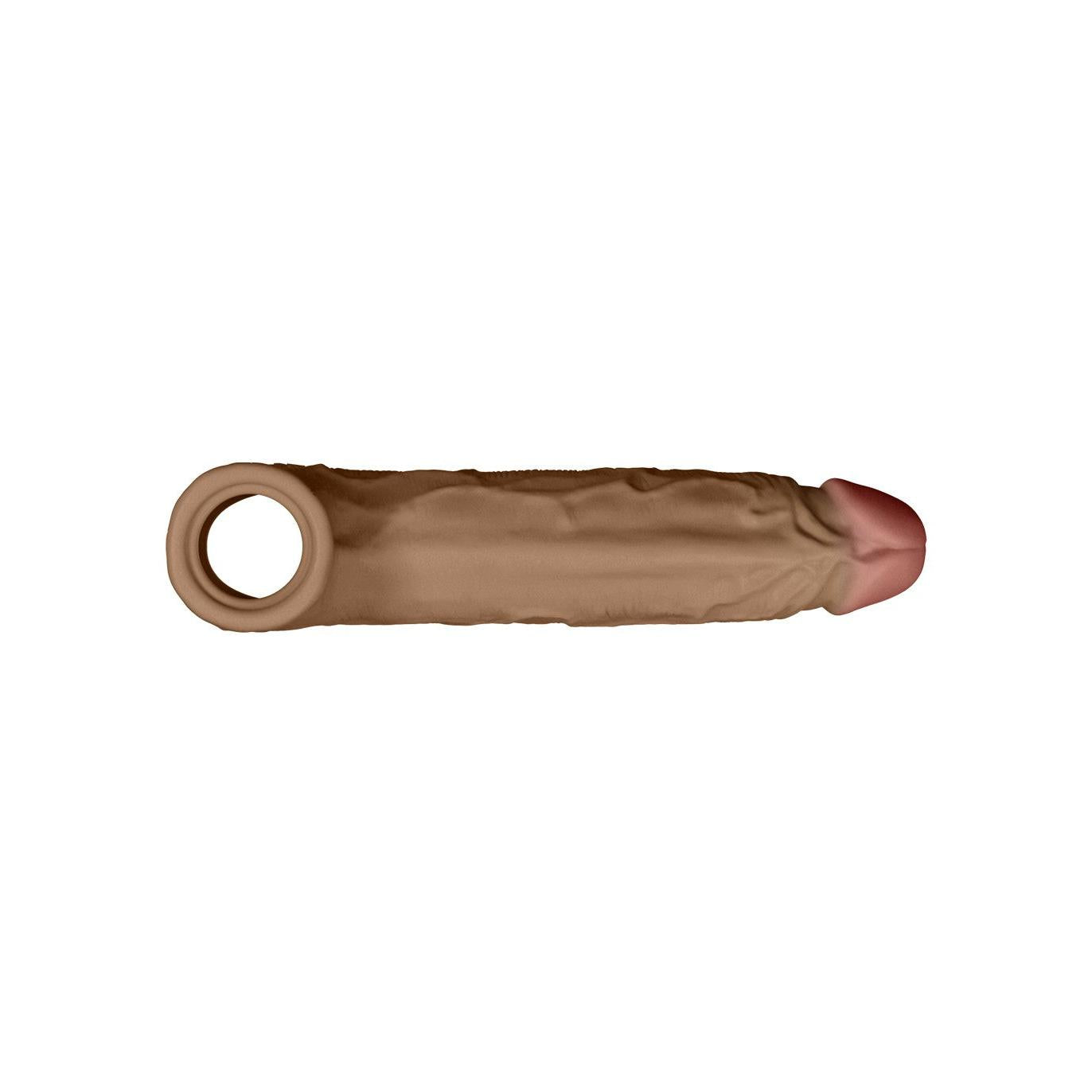 Silicone Penis Extender with Ball Strap Shaft Model F