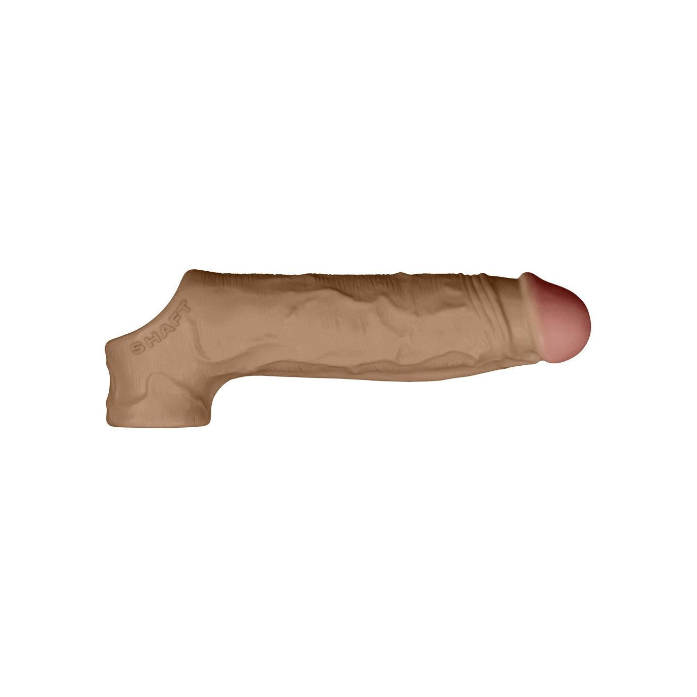 Silicone Penis Extender with Ball Strap Shaft Model F