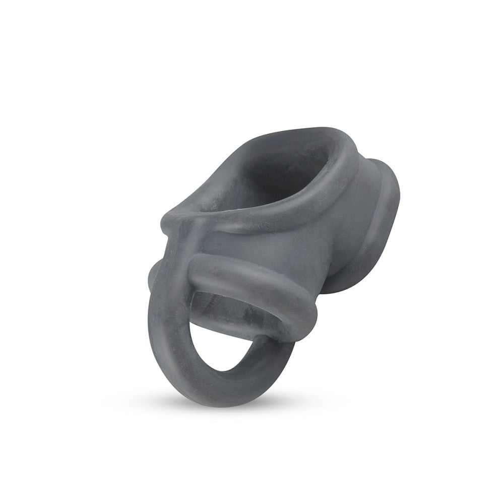 Silicone Penis Ring with Testicle Clip Boners Ball Splitter