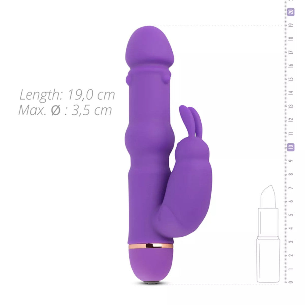 Silicone Rabbit Vibrator Teazers purple