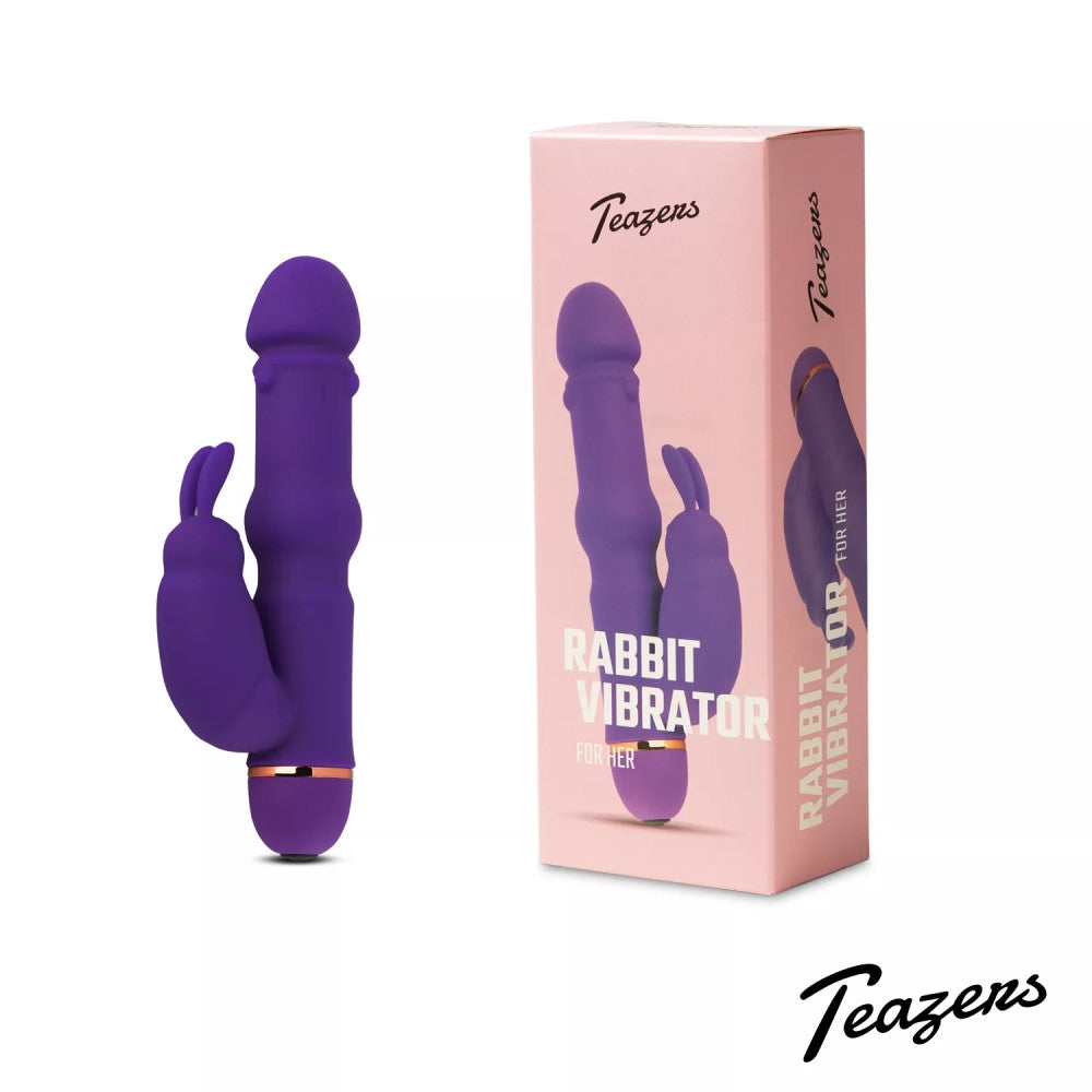 Silicone Rabbit Vibrator Teazers purple