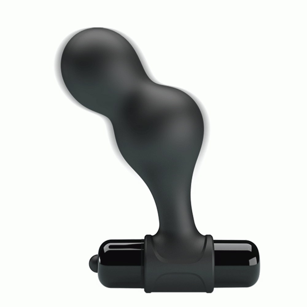 Silicone Vibrating Prostate Stimulator Mr. Play black