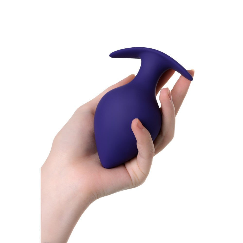 Silicone anal dilator with moving ball Glob purple L