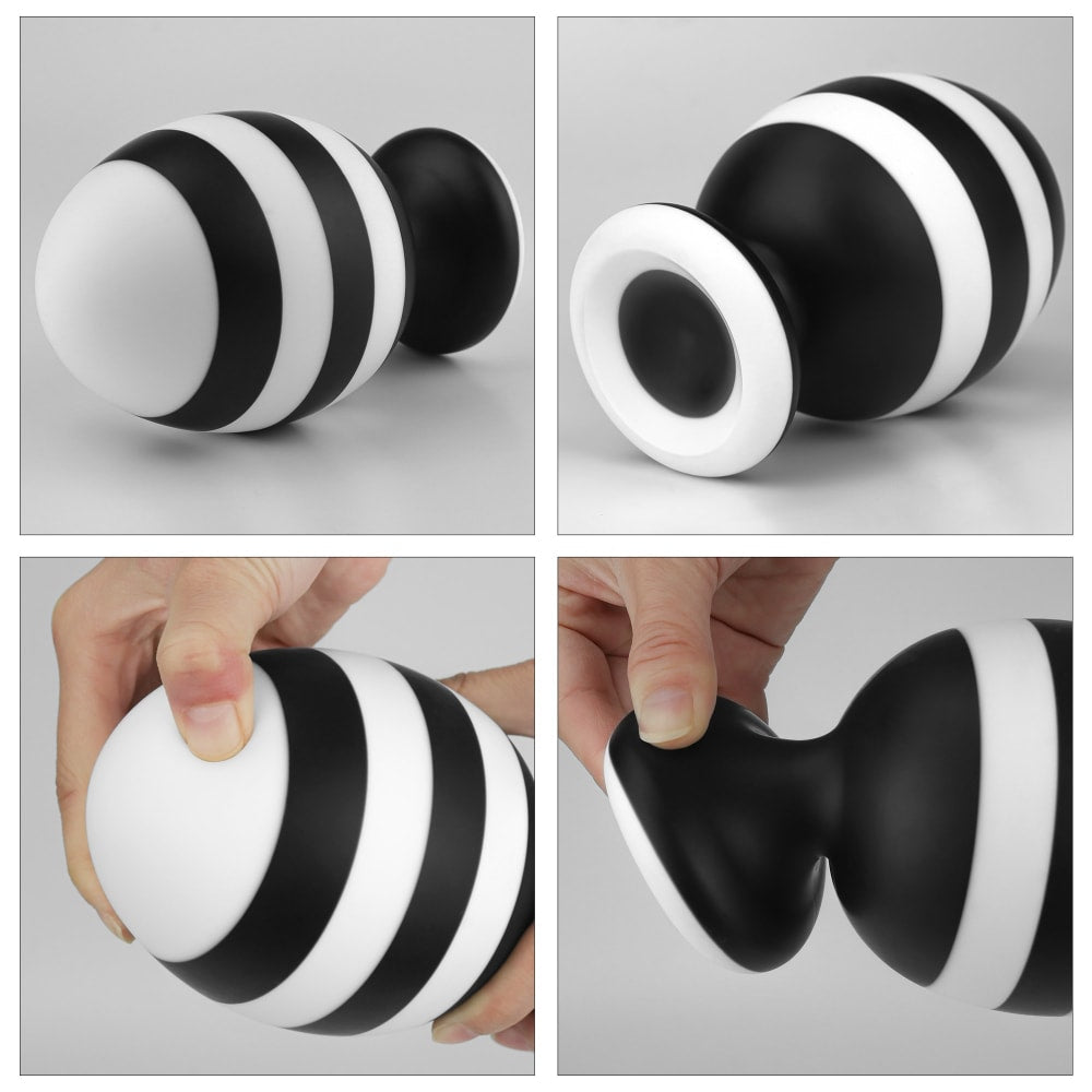 Silicone butt plug X-Missioner 5.5"