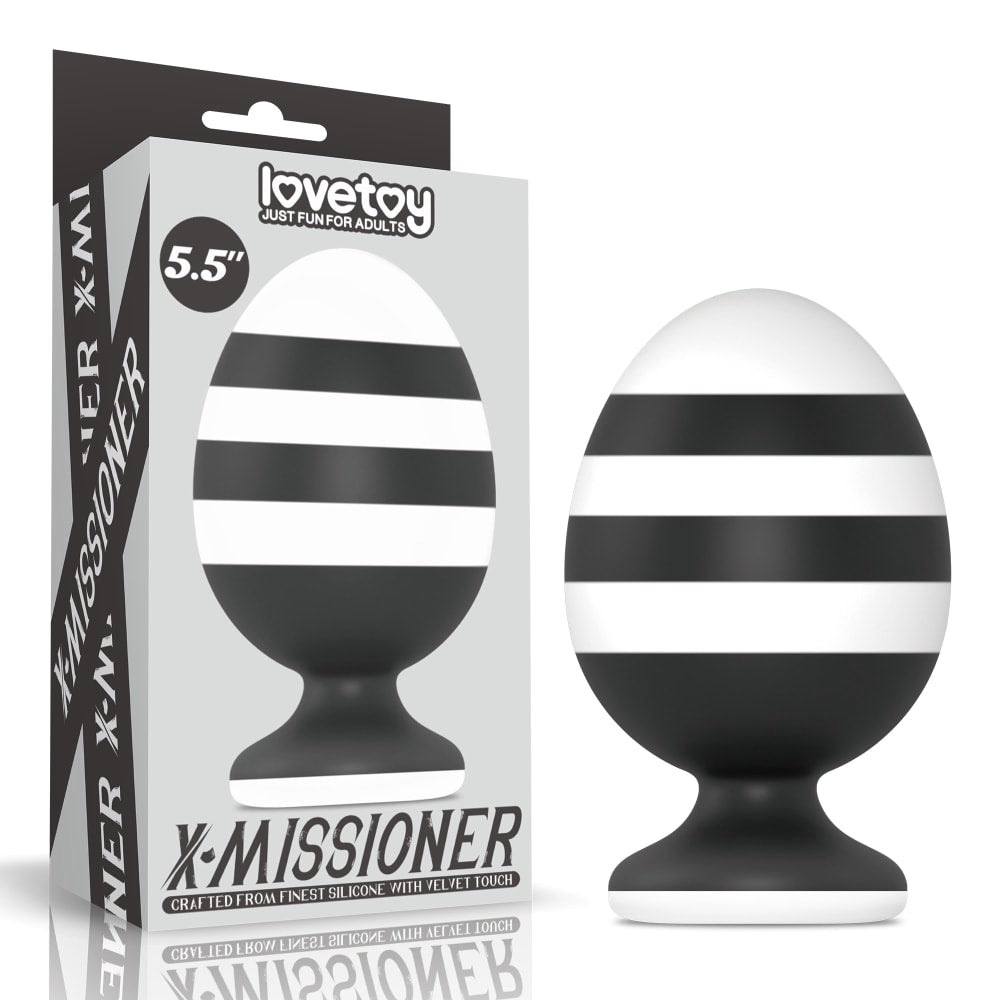 Silicone butt plug X-Missioner 5.5"