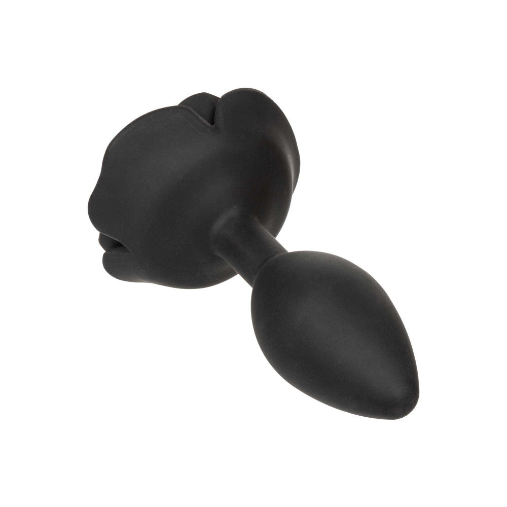 Silicone butt plug rose Calexotics Forbidden black
