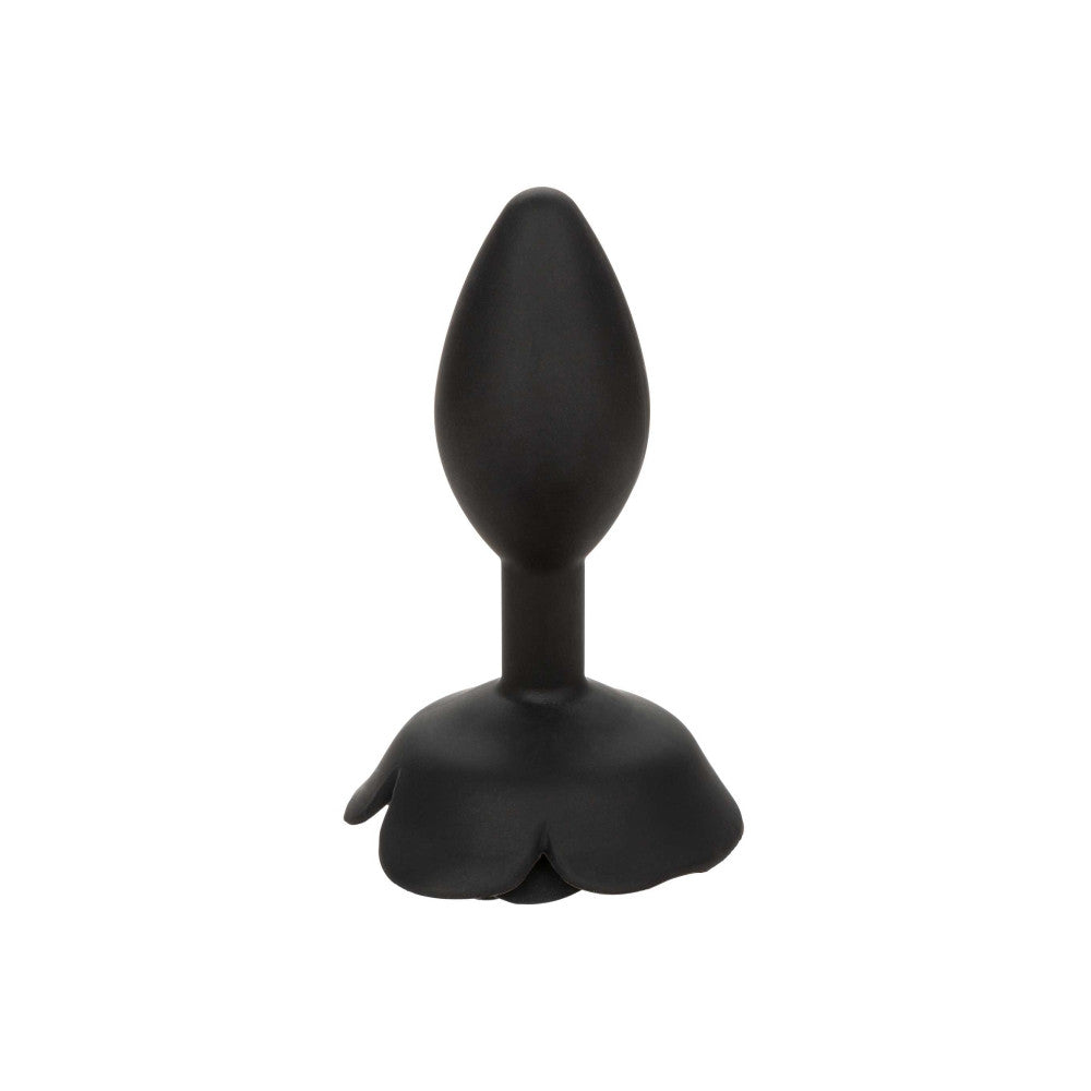 Silicone butt plug rose Calexotics Forbidden black