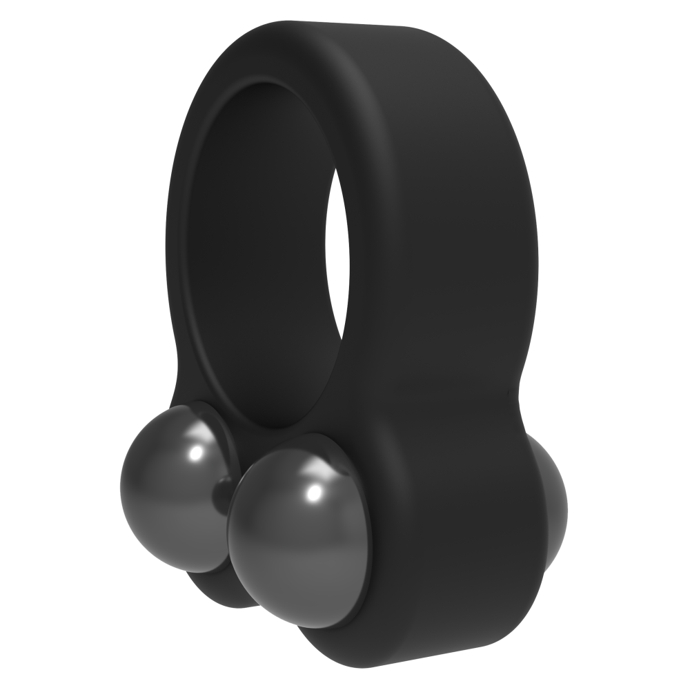 Silicone cock ring with steel weights Ramrod Dual Weight