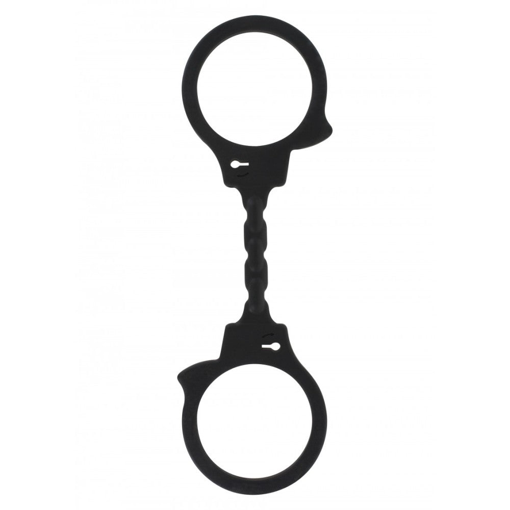 Silicone handcuffs Fun Cuffs black