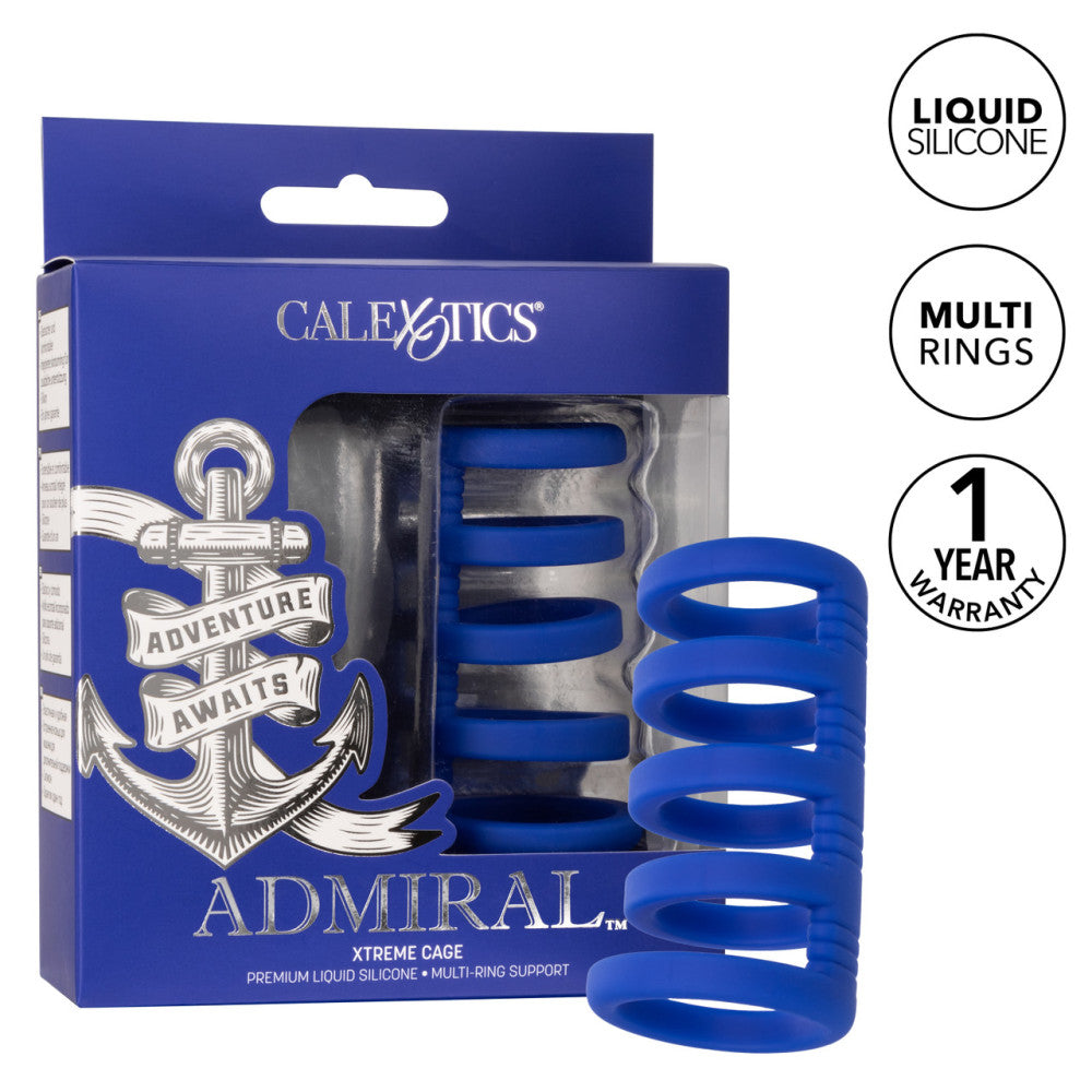 Silicone penis clamp Admiral Xtreme Cage