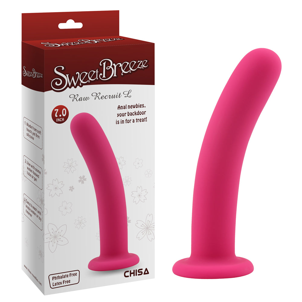 Silicone sex dildo Raw Recruit L pink