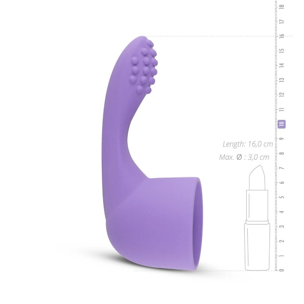 Silicone tip for Wand massagers G-spot purple