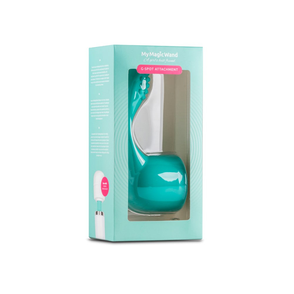 Silicone tip for Wand massagers G-spot turquoise