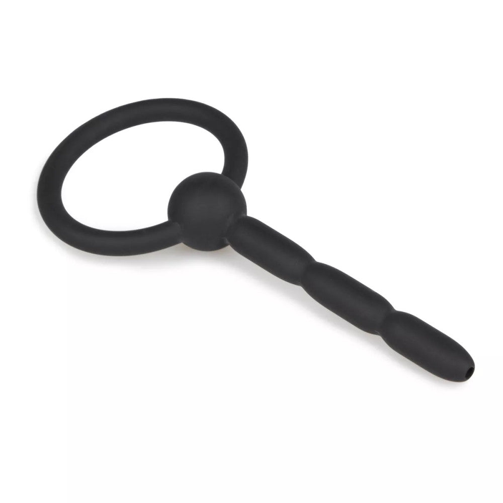 Sinner Ribbed Penis Plug Silicone Urethral Dilator