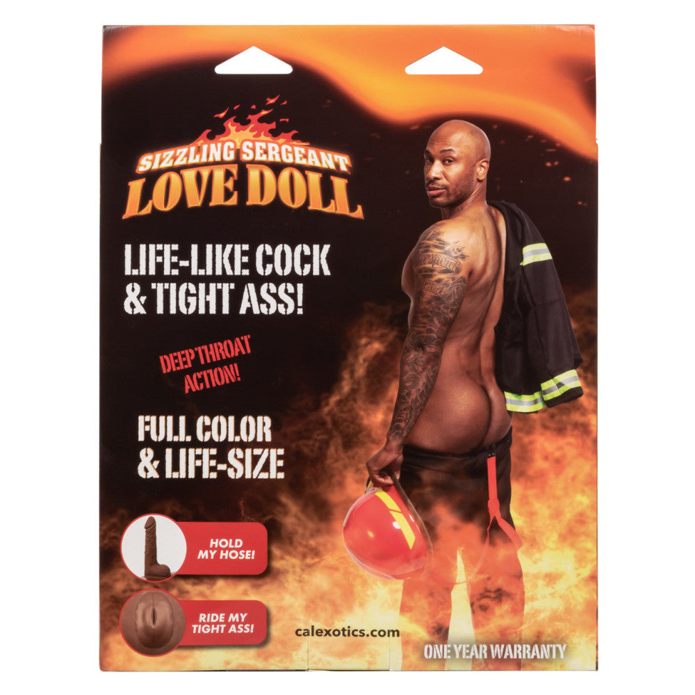 Sizzling Sergeant Double Hole Inflatable Sex Doll with Penis