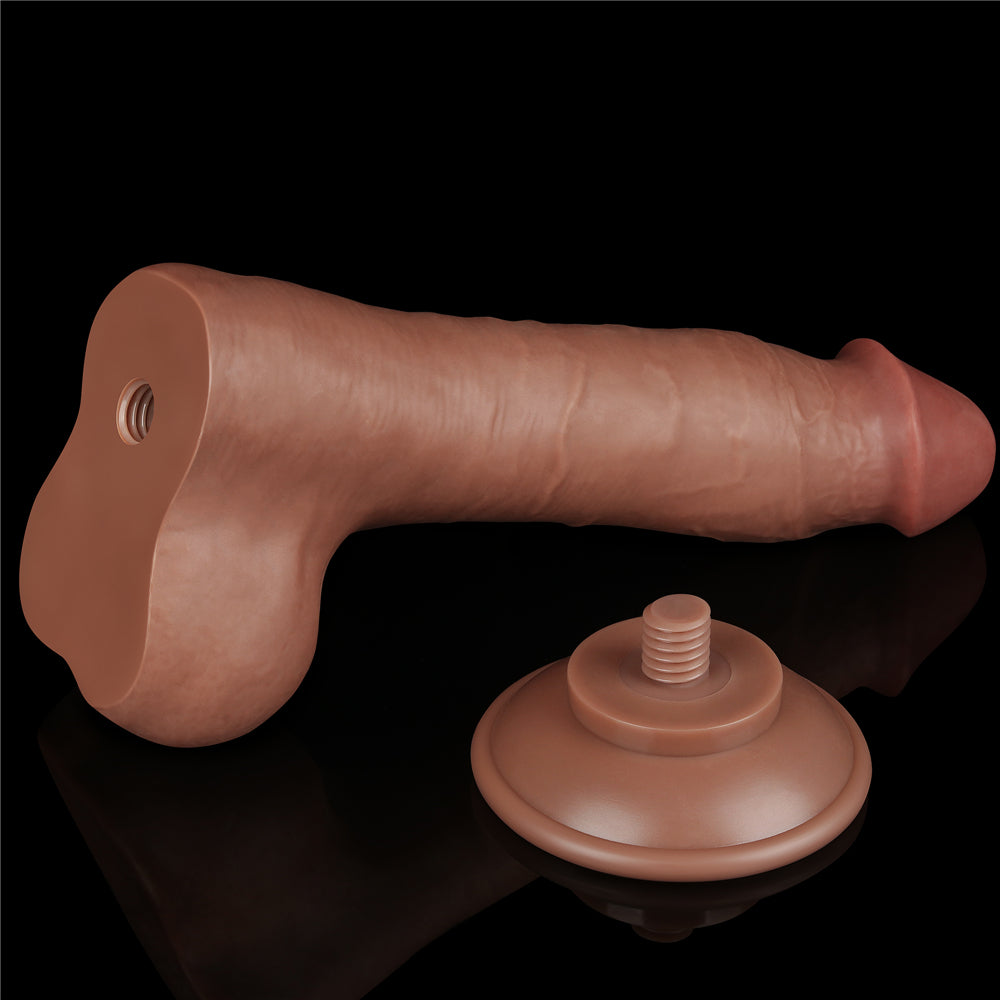 Sliding-Skin Dong Dildo 8"