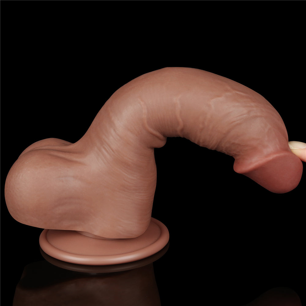 Sliding-Skin Dong Dildo 8"