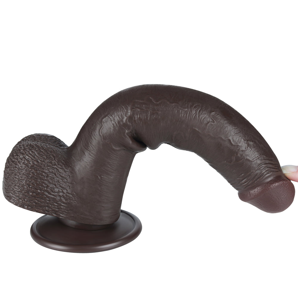 Sliding Skin Dong Dildo 9"