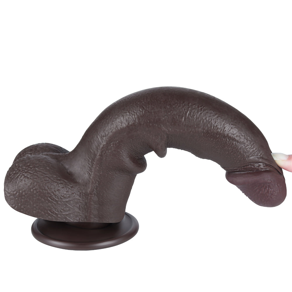 Sliding-skin Dong dildo 8.5"