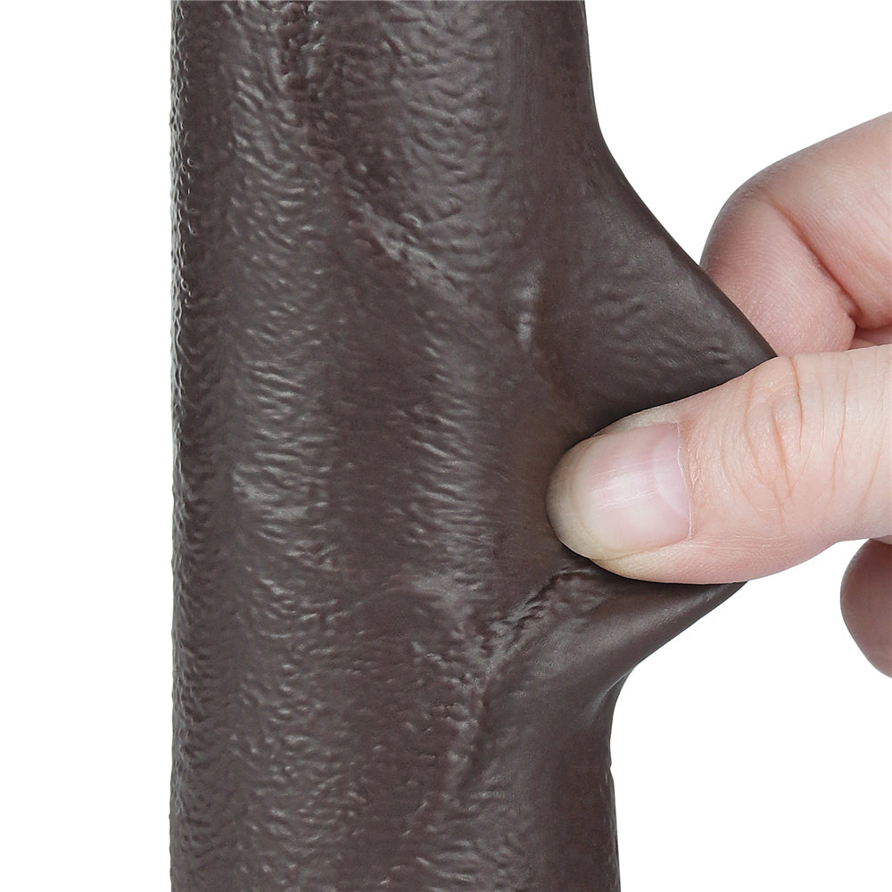 Sliding-skin Dong dildo 8.5"