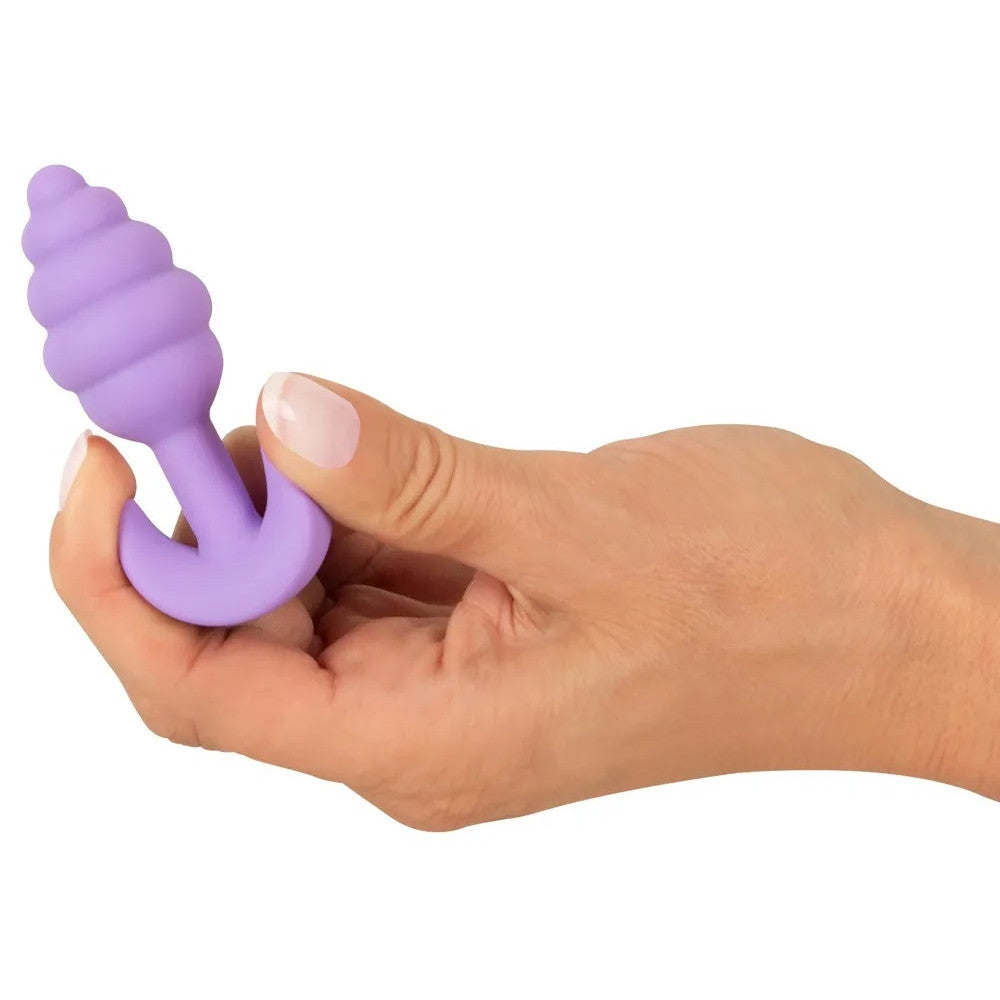 Small Silicone Butt Plug Cuties Purple