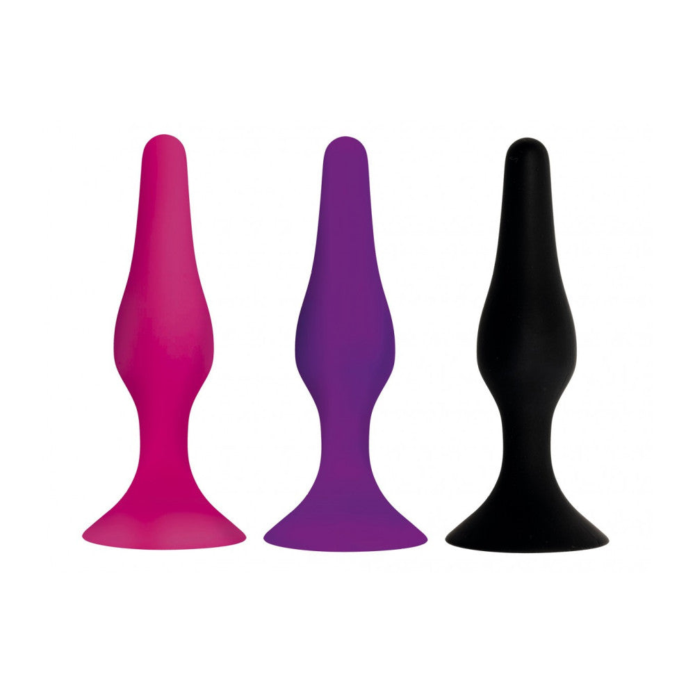 Small Virgite E4 Silicone Butt Plug Purple