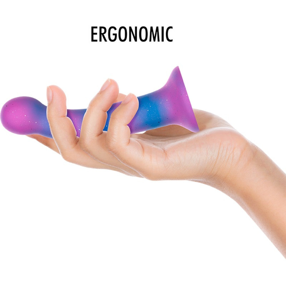 Small classic Dion Galactic brocade silicone dildo