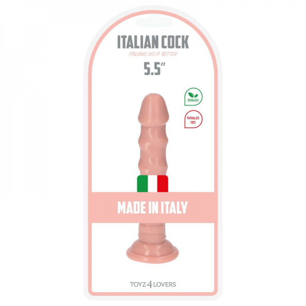 Small embossed anal dildo with vacuum base Ugo